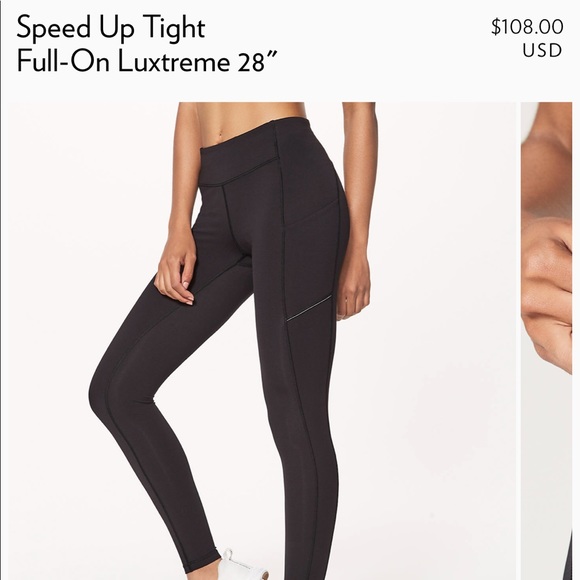 lululemon athletica Pants - LULULEMON SPEED UP TIGHT SIZE 4